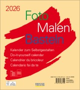 Cover-Bild zum Titel 'Foto-Malen-Basteln Bastelkalender beige 2026' von ''