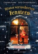 Cover-Bild zum Titel 'Hinter verzauberten Fenstern. Eine geheimnisvolle Adventsgeschichte' von 'Cornelia Funke'