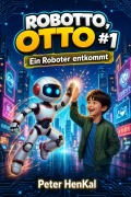 Cover-Bild zum Titel 'Robotto, Otto #1 Ein Roboter entkommt' von 'Peter Henkal'