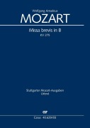 Cover-Bild zum Titel 'Missa brevis in B' von 'Wolfgang Amadeus Mozart'