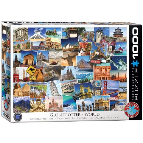 Globetrotter Welt 1000 Teile - 