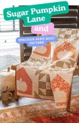 Cover-Bild zum Titel 'Sugar Pumpkin Lane and Spacious Skies Quilt Pattern 2025' von 'Aicha Salime'