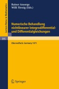 Cover-Bild zum Titel 'Numerische Behandlung nichtlinearer Integrodifferential- und Differentialgleichungen' von ''