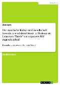 Cover-Bild zum Titel 'Die maurische Kultur und Gesellschaft. Inwiefern wird dem Orient in Madame de Lafayettes "Zayde" ein negatives Bild zugeschrieben?' von ''