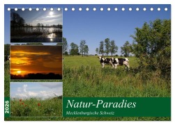 Cover-Bild zum Titel 'Natur-Paradies Mecklenburgische Schweiz (Tischkalender 2026 DIN A5 quer), CALVENDO Monatskalender' von 'Antonia Katharina Tessnow'