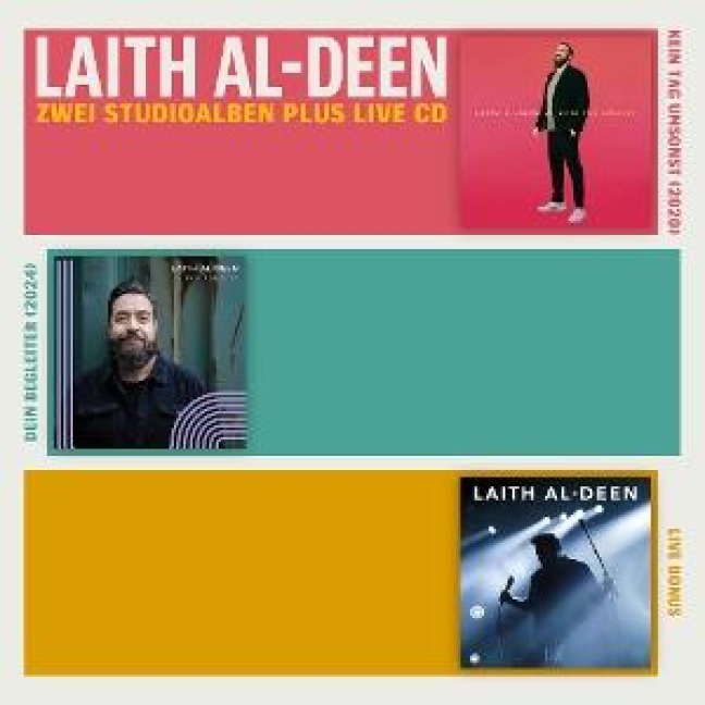 Zwei Studioalben plus Live CD - Laith Al-Deen