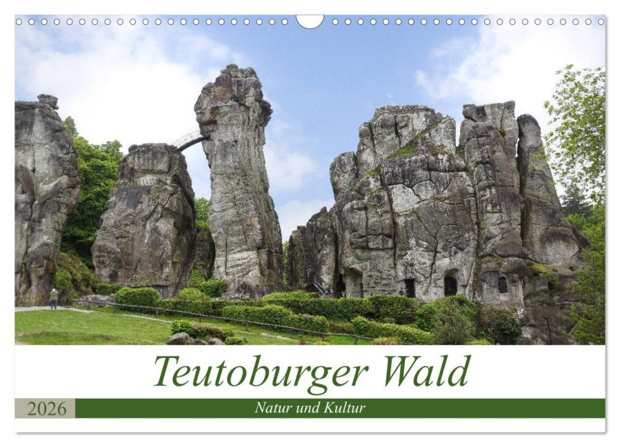 Teutoburger Wald - Natur und Kultur (Wandkalender 2026 DIN A3 quer), CALVENDO Monatskalender - Thomas Becker