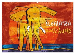 Cover-Bild zum Titel 'Elefanten-Träume (Wandkalender 2026 DIN A2 quer), CALVENDO Monatskalender' von 'Bettina Roth'