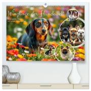 Cover-Bild zum Titel 'Winzlinge der Hundewelt (hochwertiger Premium Wandkalender 2026 DIN A2 quer), Kunstdruck in Hochglanz' von 'Claudia Kleemann'