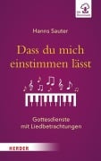 Dass du mich einstimmen lässt - Hanns Sauter