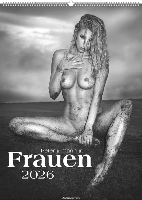 Frauen - Wandkalender mit 12 schwarz-weiß Fotografien im Format 50x70 - 