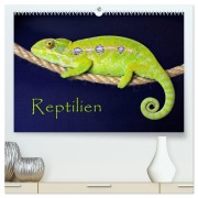 Cover-Bild zum Titel 'Reptilien (hochwertiger Premium Wandkalender 2026 DIN A2 quer), Kunstdruck in Hochglanz' von 'Der Sushi'