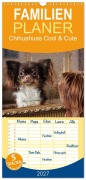 Cover-Bild zum Titel 'Familienplaner 2027 - Chihuahuas - Cool and Cute mit 5 Spalten (Wandkalender, 21 x 45 cm) CALVENDO' von 'Oliver Pinkoss Photostorys'