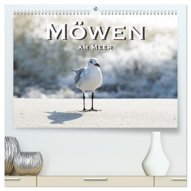 Möwen am Meer (hochwertiger Premium Wandkalender 2026 DIN A2 quer), Kunstdruck in Hochglanz - Robert Styppa