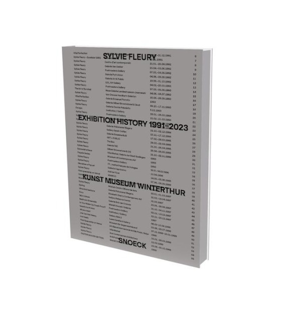 Sylvie Fleury: Exhibition History 1991-2023 - 