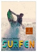 Surfen, Wind und Wellen (Wandkalender 2025 DIN A2 hoch), CALVENDO Monatskalender - Peter Roder