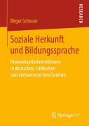 Cover-Bild zum Titel 'Soziale Herkunft und Bildungssprache' von 'Birger Schnoor'