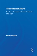 Cover-Bild zum Titel 'The Immanent Word' von 'Katie Terezakis'