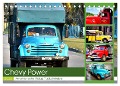 CHEVY POWER - Amerikanische Pickup Trucks in Kuba (Tischkalender 2024 DIN A5 quer), CALVENDO Monatskalender - Henning von Löwis of Menar