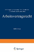 Cover-Bild zum Titel 'Arbeitsvertragsrecht' von 'Willi Groß'