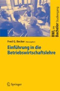 Cover-Bild zum Titel 'Einführung in die Betriebswirtschaftslehre' von ''