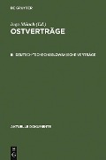 Cover-Bild zum Titel 'Deutsch-tschechoslowakische Verträge' von ''