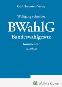 Cover-Bild zum Titel 'BWahlG - Kommentar' von ''