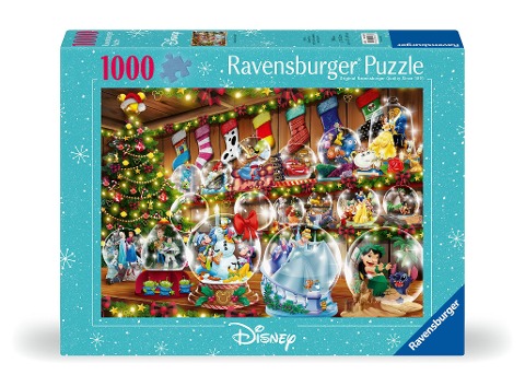 Erwachsenenpuzzle 1000 Teile - Disney Classics - Schneekugelparadies - 