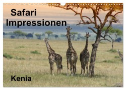 Cover-Bild zum Titel 'Safari Impressionen / Kenia (Wandkalender 2026 DIN A3 quer), CALVENDO Monatskalender' von 'Susan Michel CH'