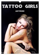 Tattoo Girls - Artwork (Wandkalender 2026 DIN A3 hoch), CALVENDO Monatskalender - Liselotte Brunner-Klaus