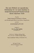 Cover-Bild zum Titel 'Eine neue Methode zur angenäherten Bestimmung der von einem Abnehmer in Anspruch genommenen Werkskilowatt und darauf aufgebaute Tarife' von 'Karl Ernst Laudien'