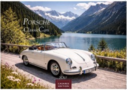 Cover-Bild zum Titel 'Porsche Classic Cars Kalender 2027 - Wandkalender | Fotokalender Oldtimer 24x35cm - Porsche Oldtimer - Zeitloser klassischer Luxus.' von ''