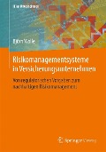 Cover-Bild zum Titel 'Risikomanagementsysteme in Versicherungsunternehmen' von 'Björn Wolle'