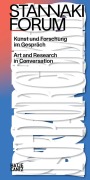 Cover-Bild zum Titel 'Stannaki Forum. Kunst und Forschung im Gespräch. Wissenschaftliche Kunstpublikation. Interdisziplinärer Sammelband. Bilingual (DE/EN)' von ''