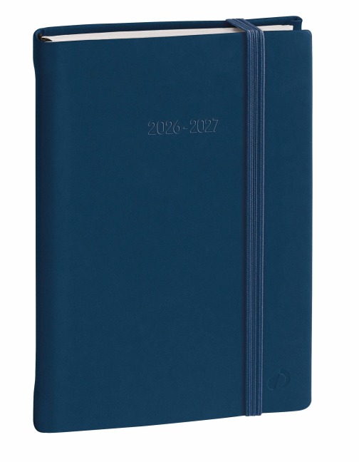 Schülerkalender FORUM Silk marineblau 2026 / 2027 - 