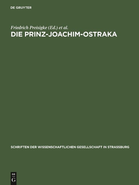 Die Prinz-Joachim-Ostraka - 