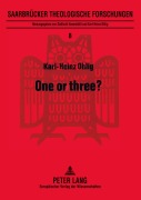 Cover-Bild zum Titel 'One or Three?' von 'Karl-Heinz Ohlig'