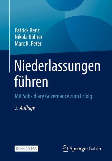 Niederlassungen führen - Patrick Renz, Marc K. Peter, Nikola Böhrer