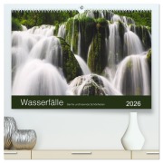 WASSERFÄLLE - Sanfte und tosende Schönheiten (hochwertiger Premium Wandkalender 2026 DIN A2 quer), Kunstdruck in Hochglanz - Lucyna Koch