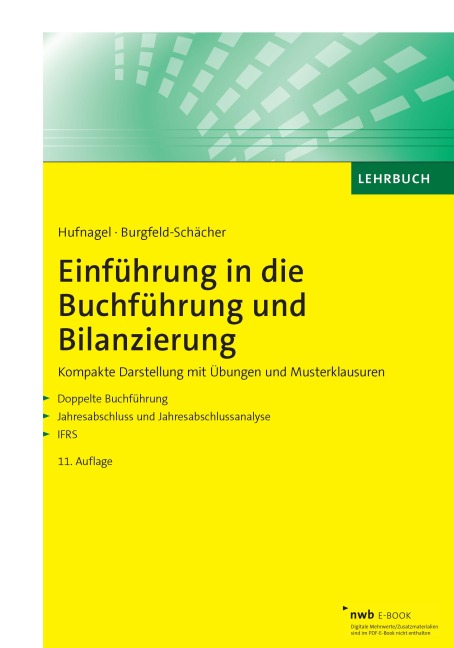 Einführung in die Buchführung und Bilanzierung - Wolfgang Hufnagel, Beate Burgfeld-Schächer