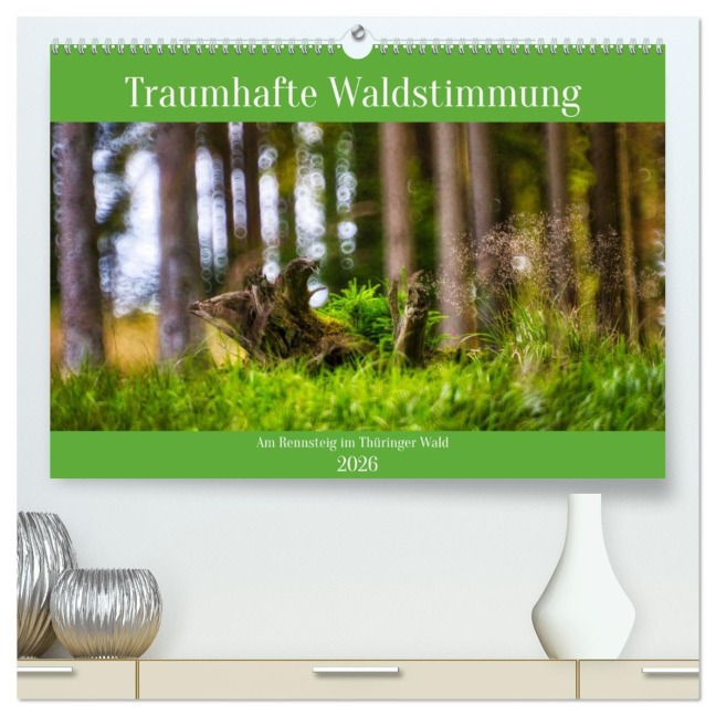 Traumhafte Waldstimmung am Rennsteig im Thüringer Wald (hochwertiger Premium Wandkalender 2026 DIN A2 quer), Kunstdruck in Hochglanz - Torsten Irmer