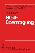 Cover-Bild zum Titel 'Stoffübertragung' von 'Alfons Mersmann'
