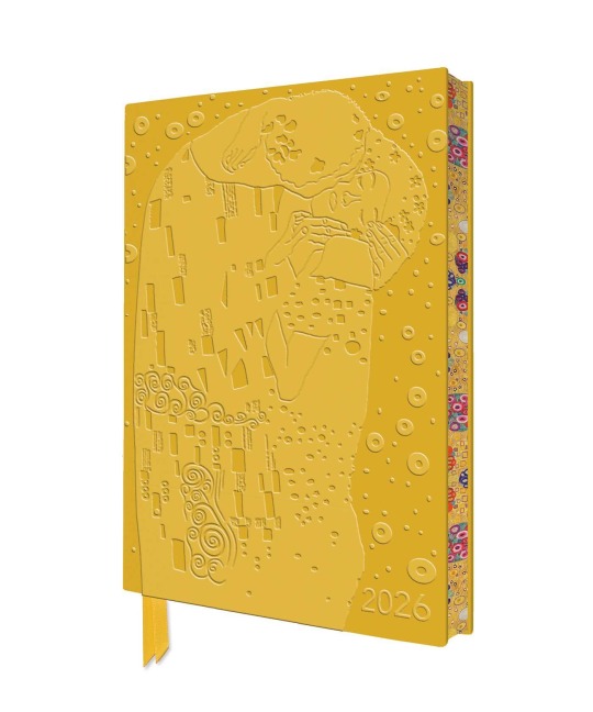 Gustav Klimt - Der Kuss - Tischkalender 2026 - Tree Flame