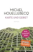 Cover-Bild zum Titel 'Karte und Gebiet' von 'Michel Houellebecq'