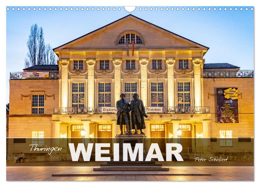 Thüringen - Weimar (Wandkalender 2026 DIN A3 quer), CALVENDO Monatskalender - Peter Schickert