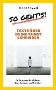 So geht's! Texte über deine Kunst schreiben - Seona Sommer