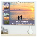 PETRI HEIL - Das Netz voller Fische (hochwertiger Premium Wandkalender 2024 DIN A2 quer), Kunstdruck in Hochglanz - Globe Visual