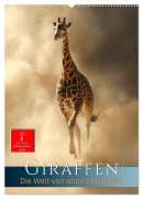 Cover-Bild zum Titel 'Giraffen - die Welt von oben betrachtet (Wandkalender 2026 DIN A2 hoch), CALVENDO Monatskalender' von 'Meike und Peter Roder'