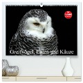 Greifvögel, Eulen und Käuze (hochwertiger Premium Wandkalender 2025 DIN A2 quer), Kunstdruck in Hochglanz - Arno Klatt