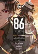 Cover-Bild zum Titel '86 - EIGHTY-SIX (deutsche Light Novel): Band 2 - Im Laufschritt übers Schlachtfeld (Teil 1)' von 'Asato Asato'